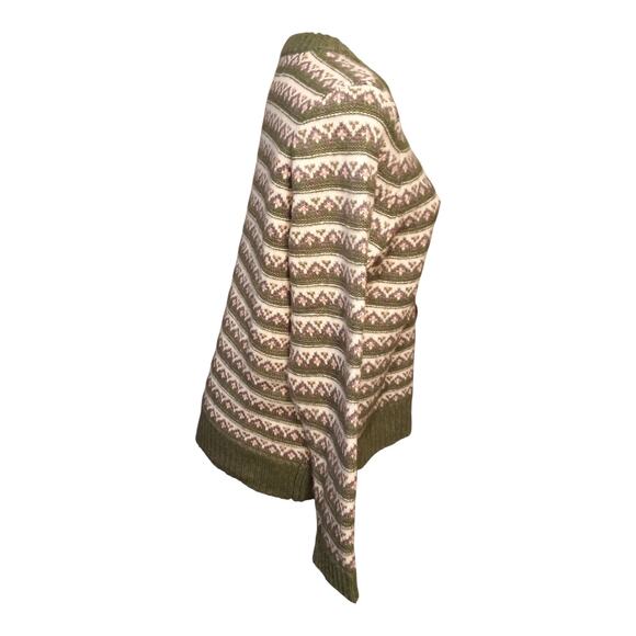 Croft & Barrow Women’s Fair Isle Ultra Soft Sweater Cabincore Nordic Winter Lg - Picture 5 of 11